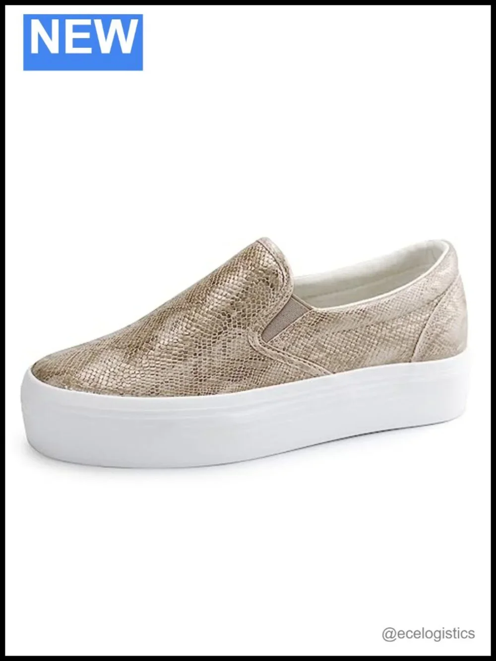 Slip-on Platform Loafers with Memory Foam Insole - Casual Comfort Shoes